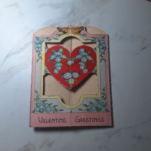Vintage Valentine Assortment Set Of 3 Classic Love Cards Scrapbooking Gifting - Picture 9 of 10
